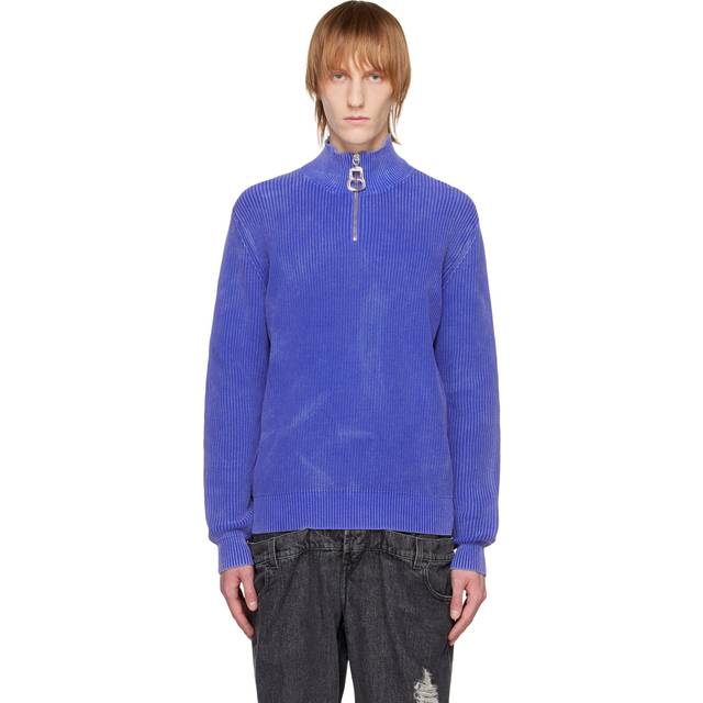 JW Anderson Blue Can Puller Sweater - 850 COBALT - XS