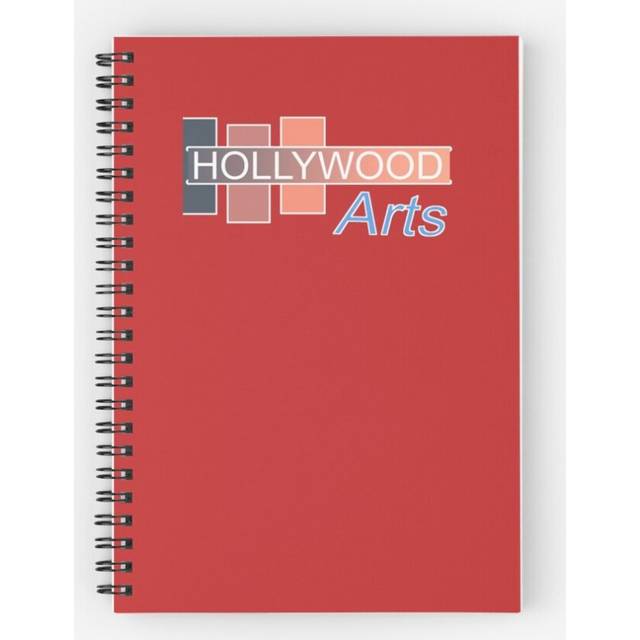 Spiral Notebook Hollywood Arts High School A5 120 Pages