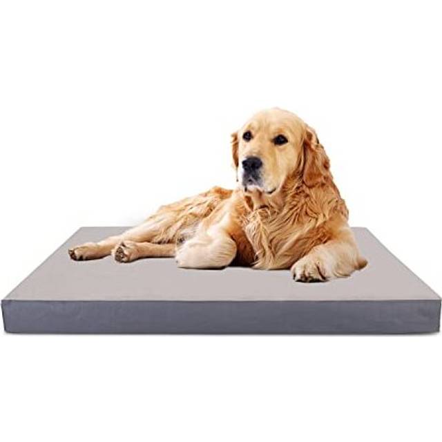 Nobleza - Extra Large Dog Bed Washable XL Dog Beds Sponge Orthopedic Dog Crate Bed Dog Crate Mattress Flat Dog Beds with Removable Zip Cover Pet Bed