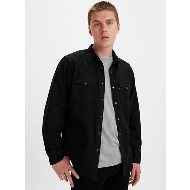 Barstow Western skjorta - Black - XL