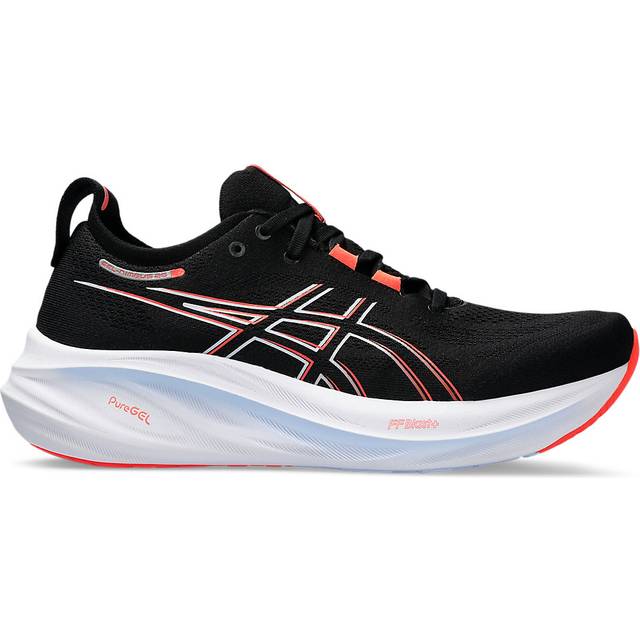 ASICS Herr Gel-Nimbus 26 sneakers, Svart äkta röd, 42.5 EU