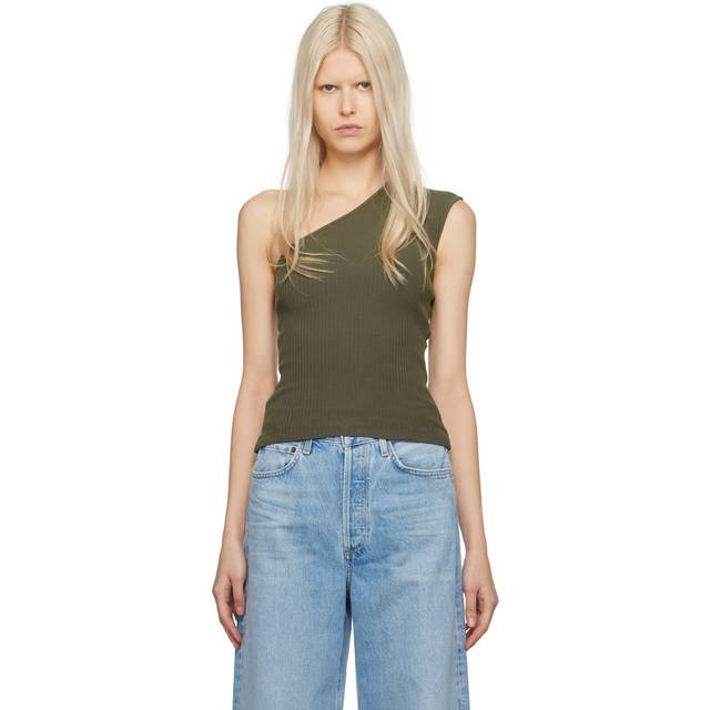 AGOLDE Gray Nessa Tank Top - Tyre - XL