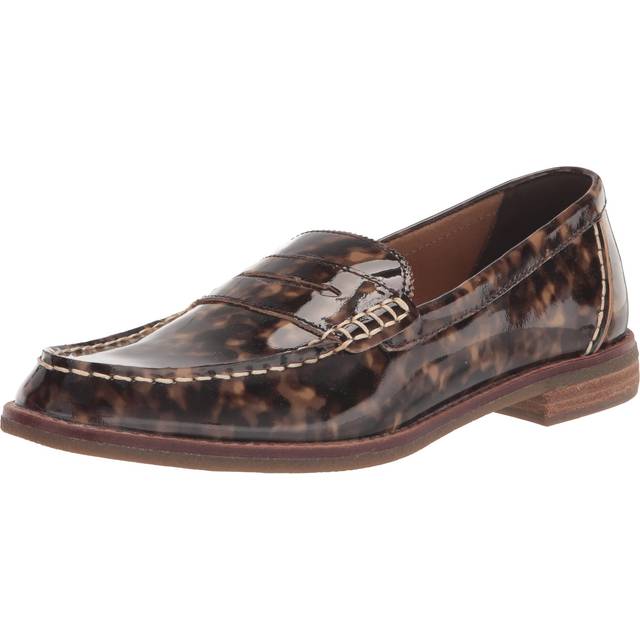 Sperry Women's Seaport Penny Loafer  Tortoise  7.5