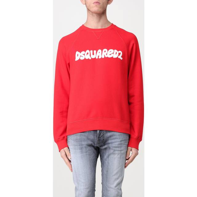 Dsquared2, Sweatshirts & Hoodies, Herr, L, Bomull, Snygga Sweatshirts för Män och Kvinnor (L)
