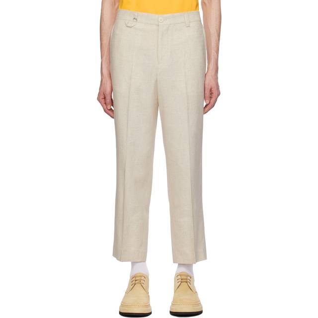 JACQUEMUS Beige Les Classiques 'Le pantalon Cabri' Trousers - LIGHT BEIGE - IT 54
