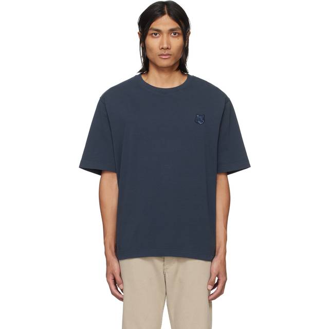 Maison Kitsuné, Topp, Herr, L, Bomull, Fox Head T-shirt