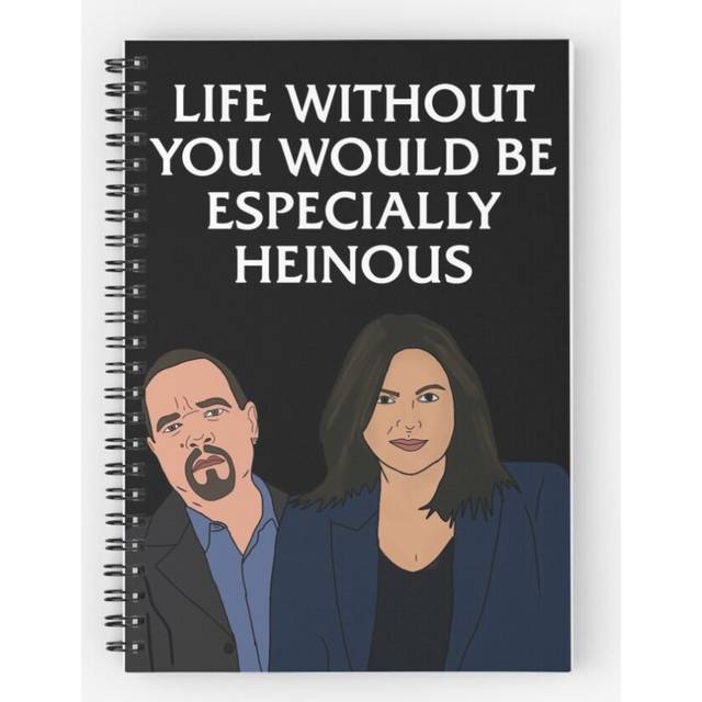 Spiral Notebook Law Order: Svu A5 120 Pages