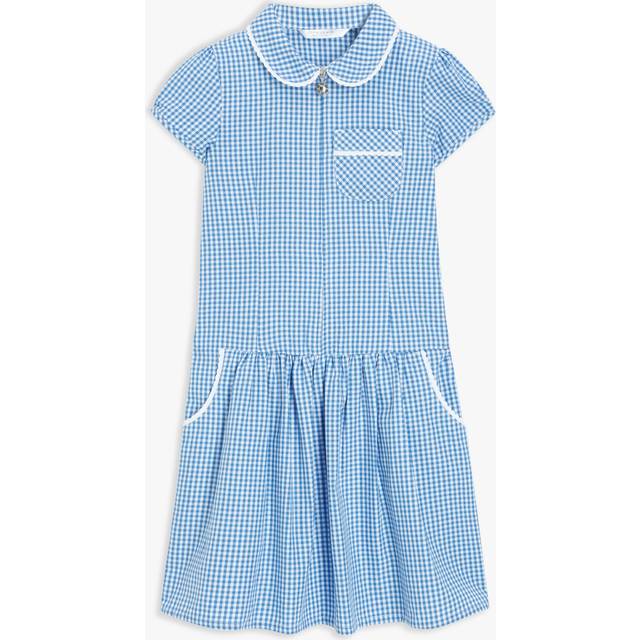 John Lewis Kids' School Gingham A-Line Summer Dress
