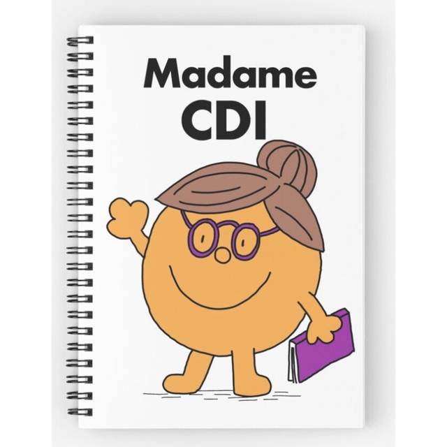 Spiral Notebook Ms. CDI A5 120 Pages