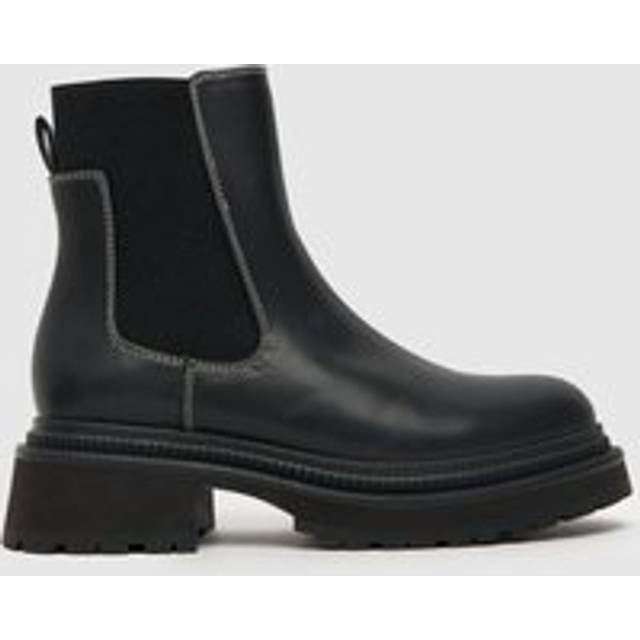 schuh Alivia Chunky Chelsea Boots in Black