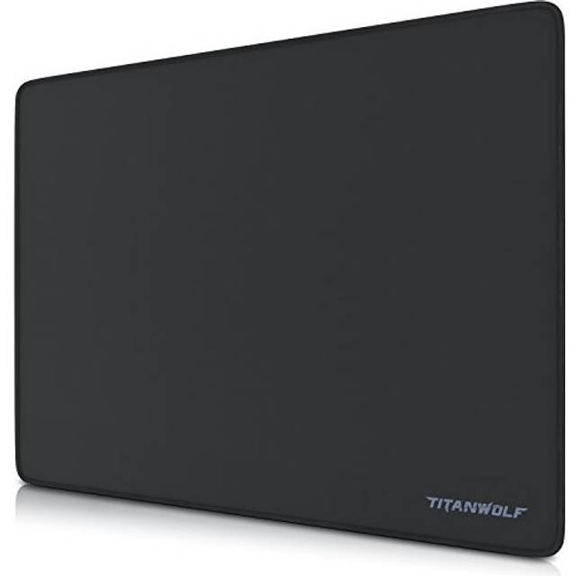 TITANWOLF XL Speed Gaming Mouse Pad Mouse Mat 440 x 350 x 3mm - XXL mousepad - table mat large size - improved precision and speed - rubber