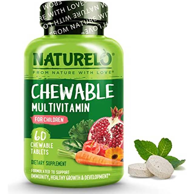 NATURELO  Chewable Multivitamin For Children  60 Chewable Tablets