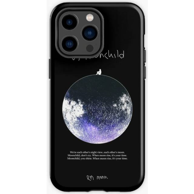 Phone Case RM Mono. - Moonchild Dark Blue for iPhone Samsung 14 13 12 11 Plus Pro Max Galaxy S23 S22 Ultra Note 20 10
