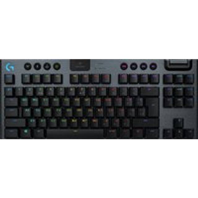 Logitech G915 TKL Tenkeyless LIGHTSPEED tangentbord - Kanada in Karbon, Italiano (Qwerty)