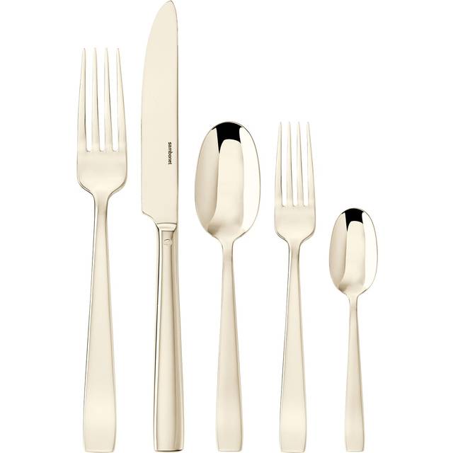 Sambonet Champagne Stainless Steel 5 Piece Place Setting