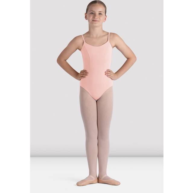 BLOCH Girls Rihanna Scoop Back Leotard, Light Pink
