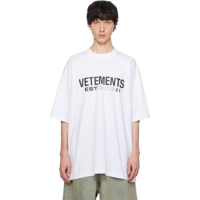 Vetements T-shirts and Polos White