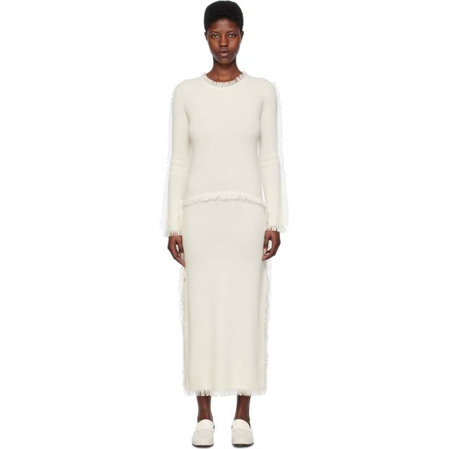 LISA YANG Off-White Jordyn Maxi Dress - CR Cream - 2