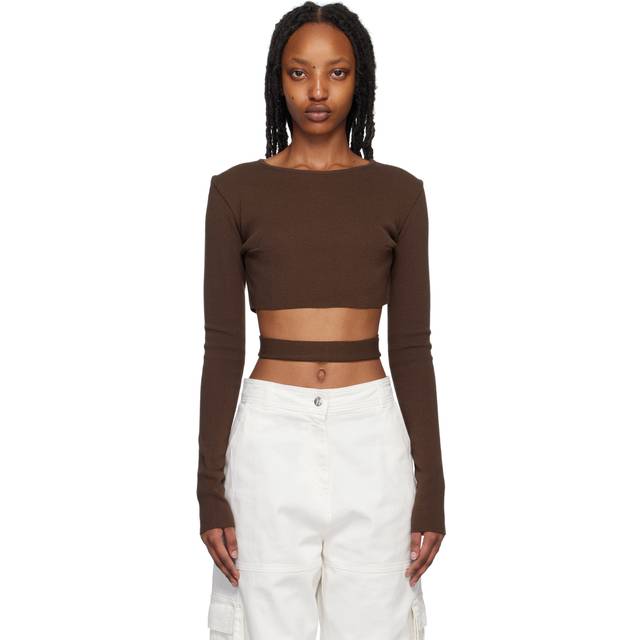 Long-sleeved Top With Cut-Out Detail size M (M)
