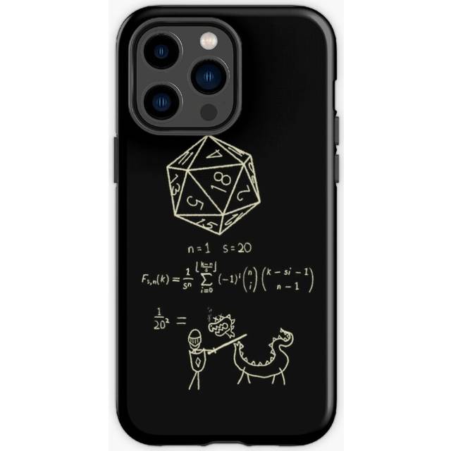 Phone Case The science of 20 sided dice. for iPhone Samsung 14 13 12 11 Plus Pro Max Galaxy S23 S22 Ultra Note 20 10