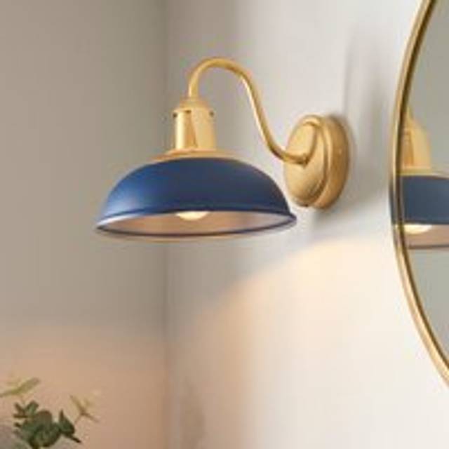 Oraya Bathroom Wall Light - Navy