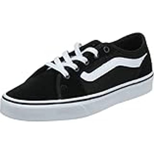 Vans Wm Filmore Decon Sneaker för kvinnor, Mocka kanvas svart vit, 42.5 EU