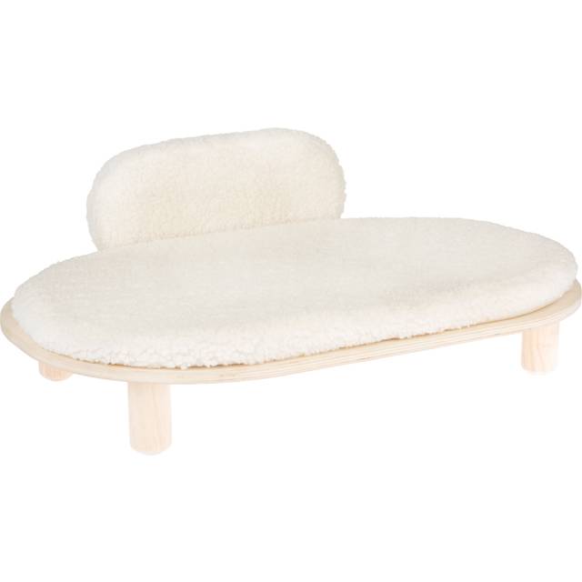 Modern Living Sofa Osaka - L 70 x B 50 x H 28 cm - Beige/Vit