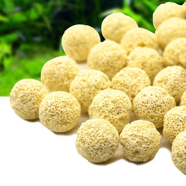 Aquarium Filter Media Ball Aquarium Bio Ball för Aquarium Filter 100 pcs gul