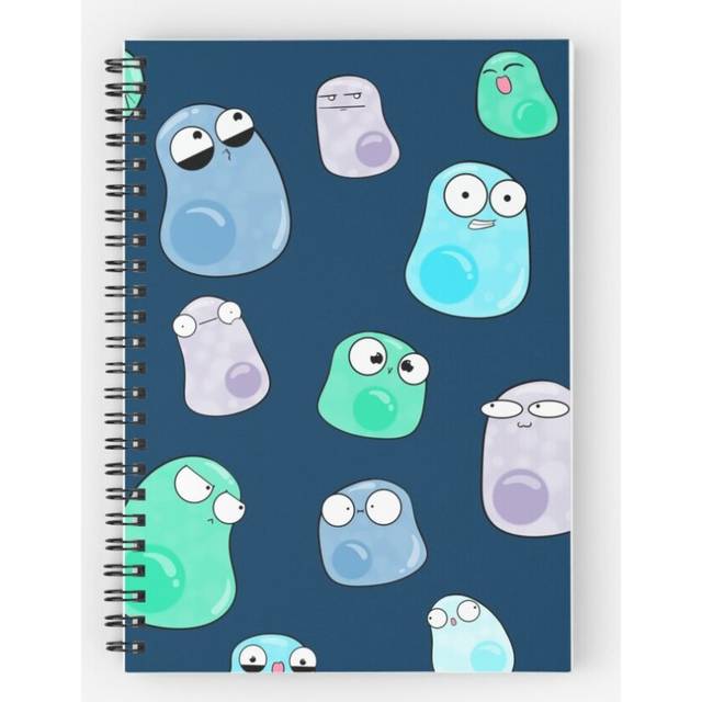 Spiral Notebook Multicellular Mosaic A5 120 Pages