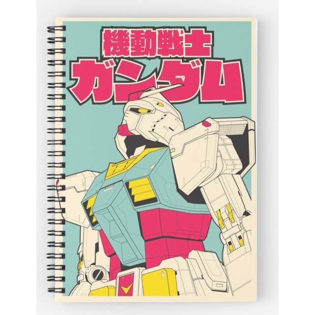 Spiral Notebook RX-78-2 Gundam A5 120 Pages