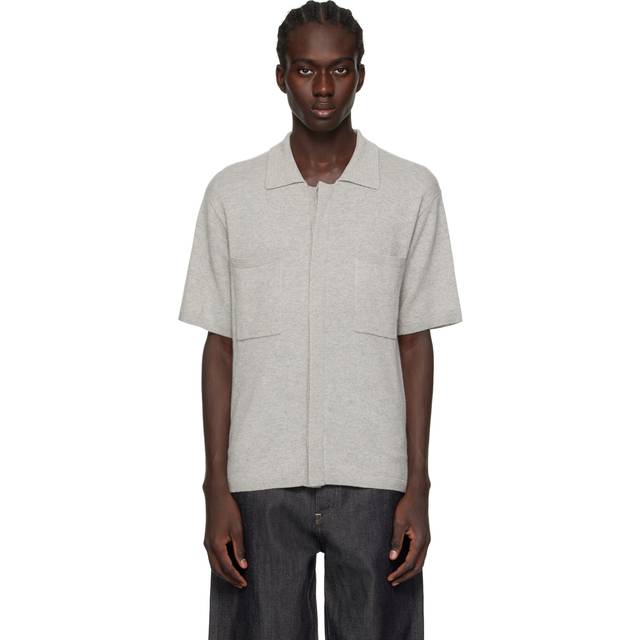 LISA YANG Gray 'The Ethan' Shirt - DO Dove Grey - 4