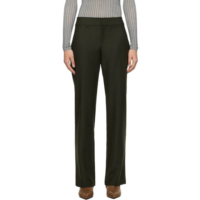 Paloma Wool Khaki Baozi Trousers - C/248 Dark khaki - IT 44