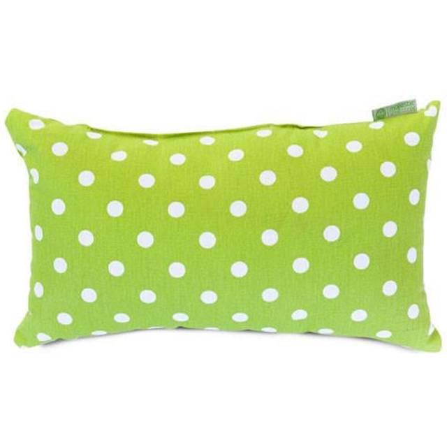 Lime Small Polka Dot Small Pillow 12x20