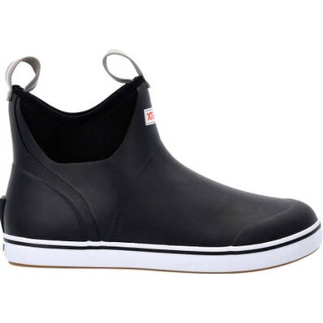 Xtratuf Men's 6 in Ankle Deck Boot  Black  Size 7W