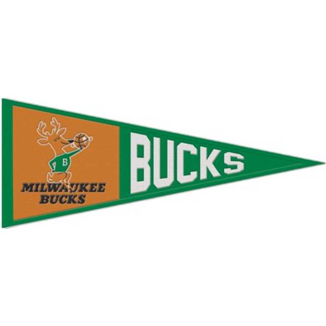 Milwaukee Bucks Retro Wool Pennant 13x32