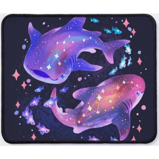 Mouse Pad Cosmic Whale Shark 11.8 x 9.8 inch Computer Mat Gaming Office Mousepad