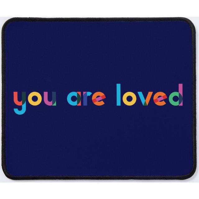 Mouse Pad You are loved colors 11.8 x 9.8 inch Computer Mat Gaming Office Mousepad