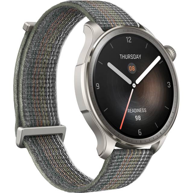 Amazfit Balance 46 mm smartwatch, kontaktlös NFC-betalning, AI fitness tracker, 14 dagars batteritid, sömn- och hälsoövervakning, GPS, 150 sportlägen, Bluetooth-samtal för Android och iPhone