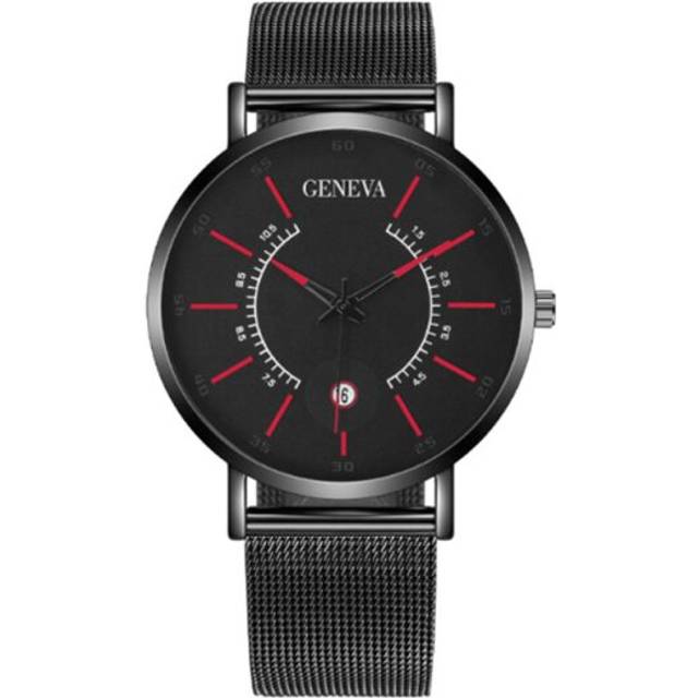 (Red) Geneva Men's Quartz Watch