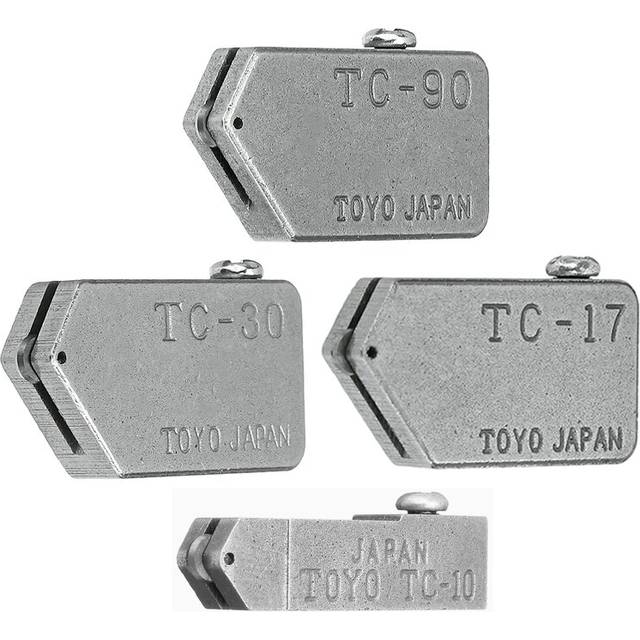 4pcs TC-17 TC-30 TC-10 TC-90 Replacement Tips for Toyo Glass Straight Cutting Tile Cutter Head
