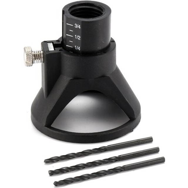 Drill Carving Locator With 3pcs Mini Drill Bits Set Cutting Guide Attachment Kit