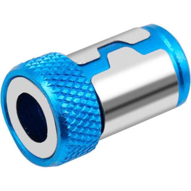 Universal Magnetic Ring 1/4 Inch Full Metal Screwdriver Bit Magnetic Ring For 6.35mm Shank Anti-corrosion Drill Bit Magnet Powerful Ring - Blue