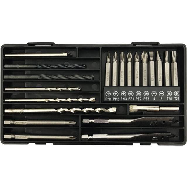 21Pcs HSS Screwdriver Twist Drill Bits Tool Set With Storage Box Multi-Functional Drill Bit Box Hardware Tools Power Tools Set