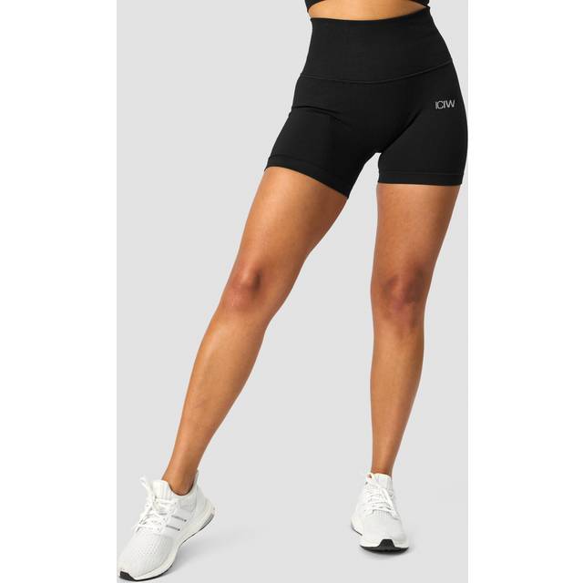 Ribbed Define Seamless Pocket Shorts, Black