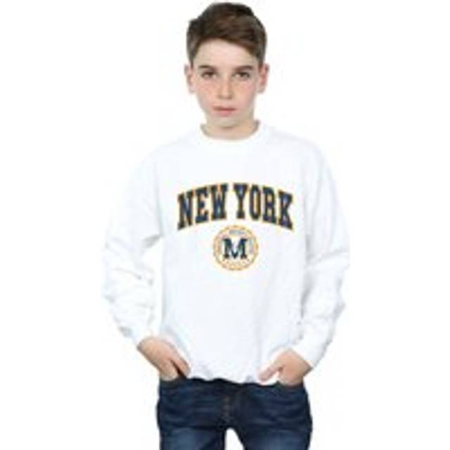 Mickey Mouse New York Seal Sweatshirt - White - 7-8 Years