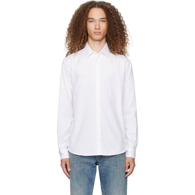 Sunspel White Buttoned Shirt - white - XL