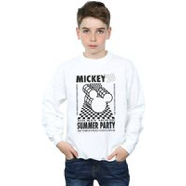 Mickey Mouse Summer Party Sweatshirt - White - 7-8 Years