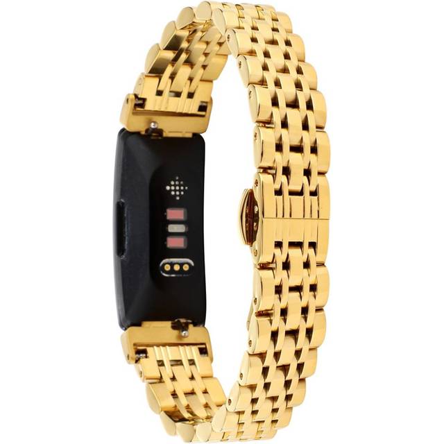 Fitbit Inspire / Inspire HR klockband med metallspänne - Guld