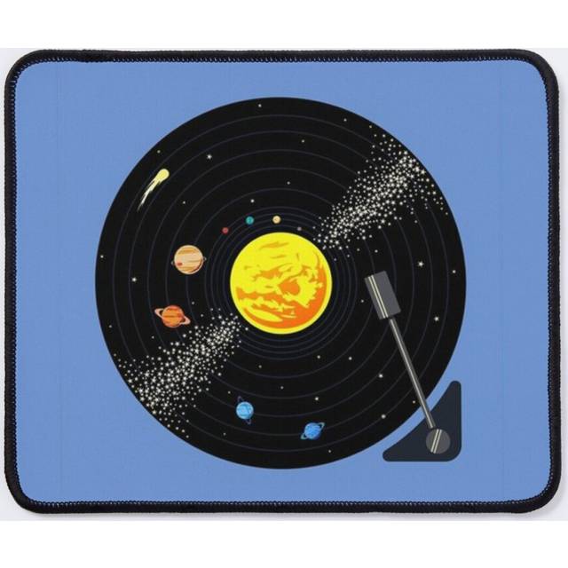 Mouse Pad Vinyl Record Universe 11.8 x 9.8 inch Computer Mat Gaming Office Mousepad