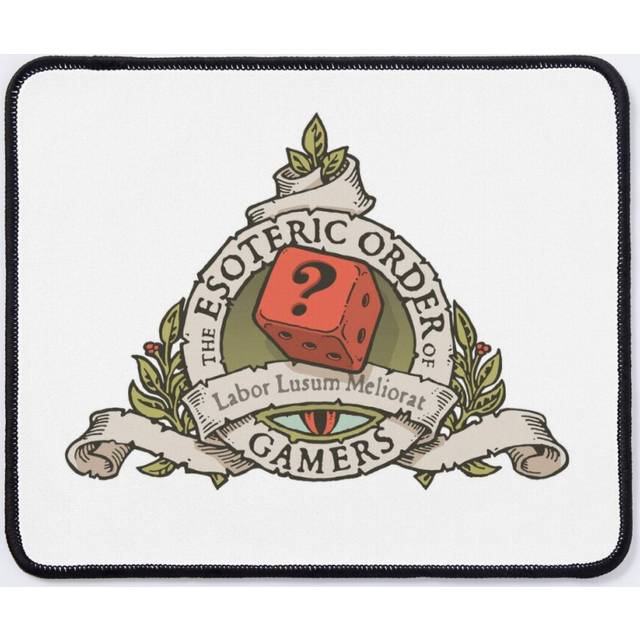 Mouse Pad The Esoteric Order of Gamers COAT OF ARMS 11.8 x 9.8 inch Computer Mat Gaming Office Mousepad